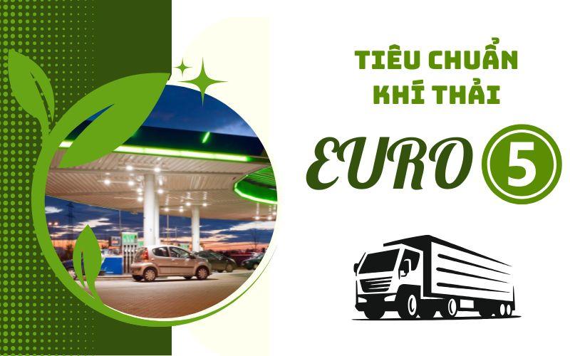 So sánh các biểu tượng tiêu chuẩn khí thải Euro (Euro 5, Euro 6) và tiêu chuẩn khí thải chung của xe châu Á, minh họa sự khác biệt.
